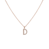 Classic Diamond Letter Necklace