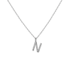 Classic Diamond Letter Necklace