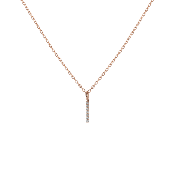 Classic Diamond Letter Necklace