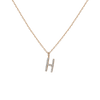 Classic Diamond Letter Necklace