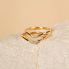 Diamond Brooklyn Bridge Ring